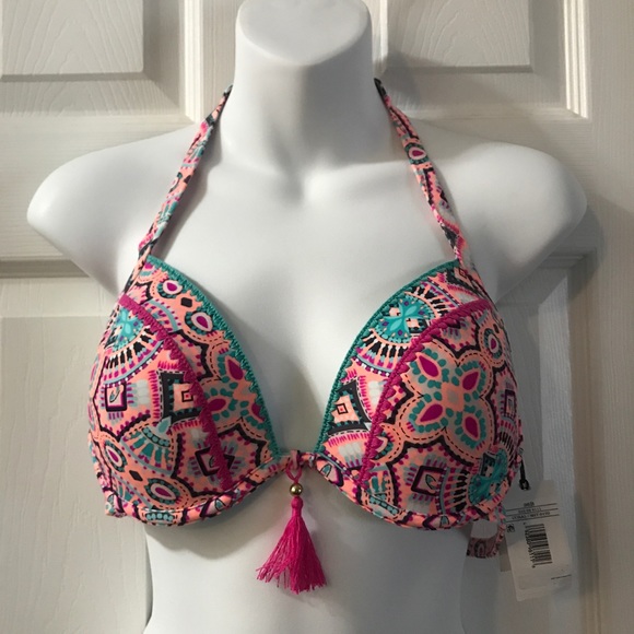 NWT Shade & Shore Strappy Side Bikini Top - Picture 4 of 8